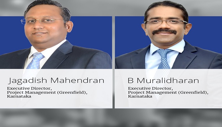 B Muralidharan and Jagadish Mahendran joined Colliers in Karnataka