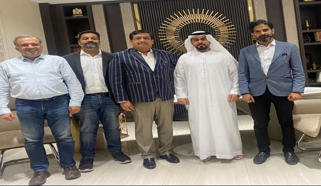 L-R-Rajesh-Mundkur-Vishnu-Rajendran-Dr.-Subramanya-Kusnur-Waleed-Khalid (1) AquaKraft Group Ventures